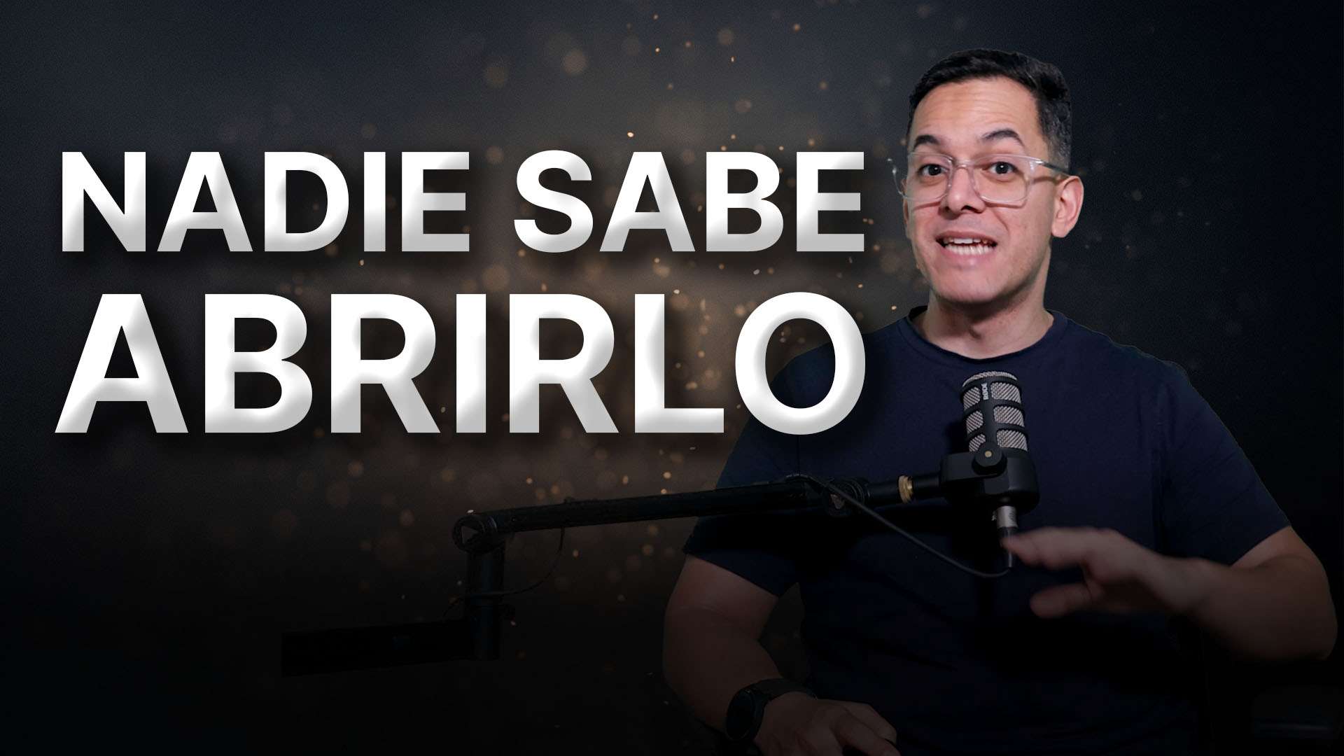 José Yuriar hablando sobre el archivo que solo una persona de la empresa sabe abrir